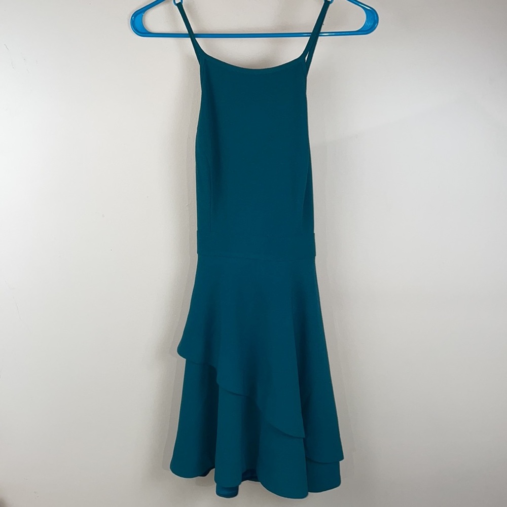 'Speechless' beautiful green tank skater dress